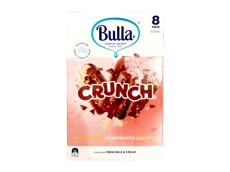 Bulla Crunch Ice Cream Sticks 8pcs pack Hot on Sale