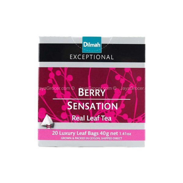 Dilmah Exceptional Berry Sensation Real Leaf Tea 40g Fashion