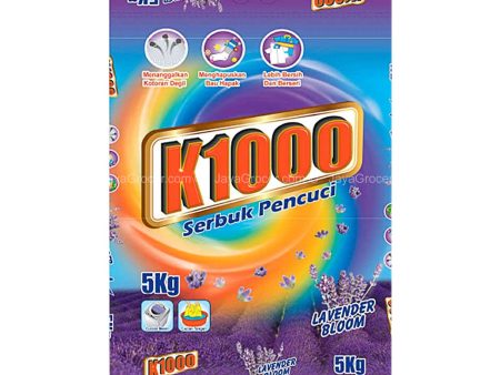 K1000 Lavender Bloom Detergent Powder 5kg Supply