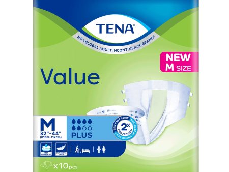 Tena Value Adult Diapers (Medium) 10pcs pack For Discount