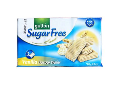 Gullon Sugar Free Vanilla Wafer 210g Online Sale